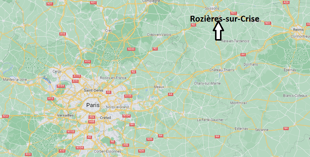 Où se trouve Rozières-sur-Crise