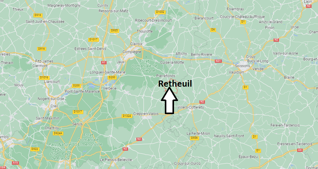 Où se situe Retheuil (02600)