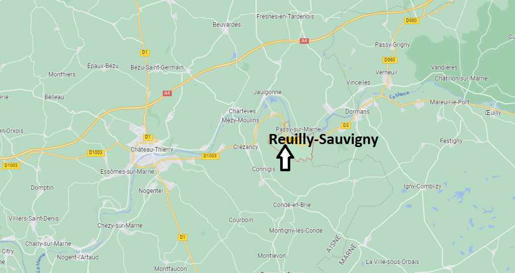 Où se situe Reuilly-Sauvigny (02850)