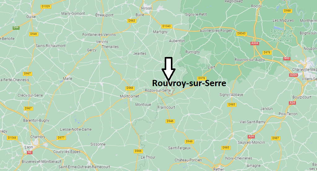 Où se situe Rouvroy-sur-Serre (02360)