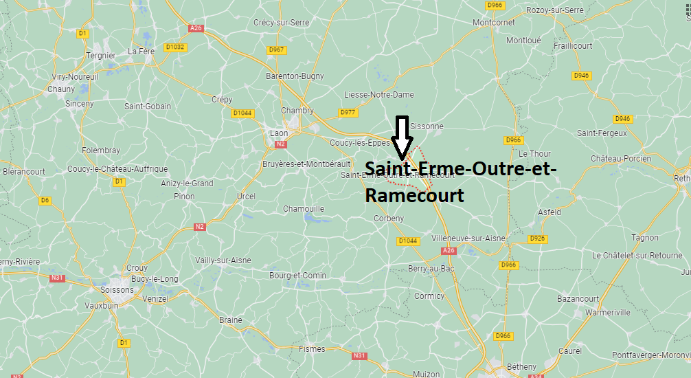 Où se situe Saint-Erme-Outre-et-Ramecourt (02820)