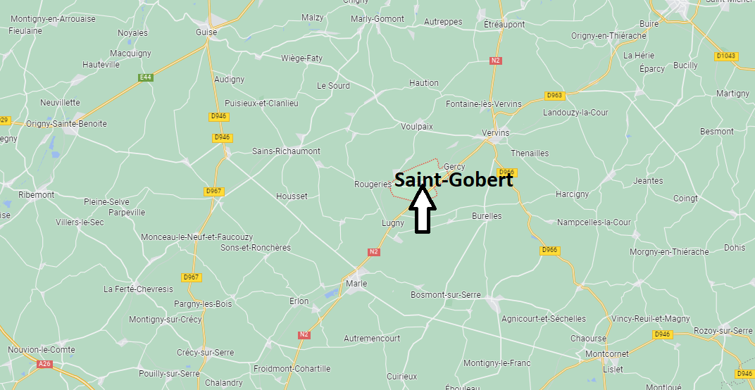 Où se situe Saint-Gobert (02140)
