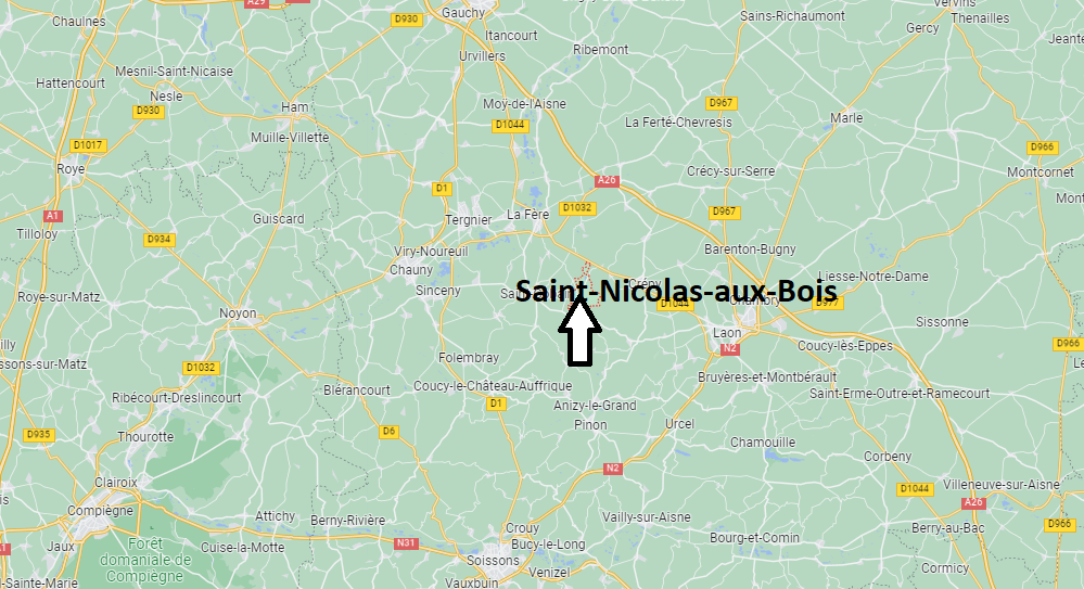 Où se situe Saint-Nicolas-aux-Bois (02410)