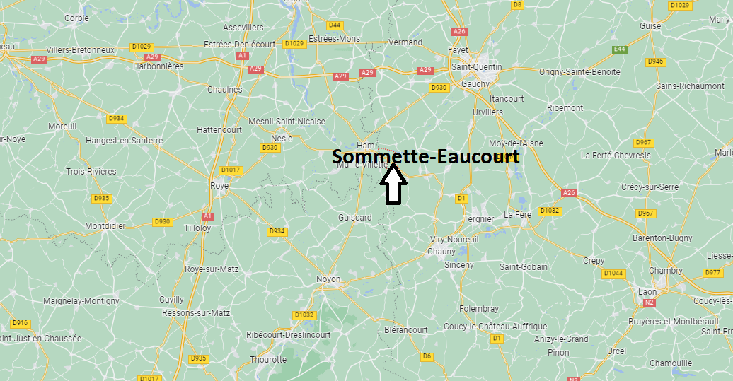 Où se situe Sommette-Eaucourt (02480)