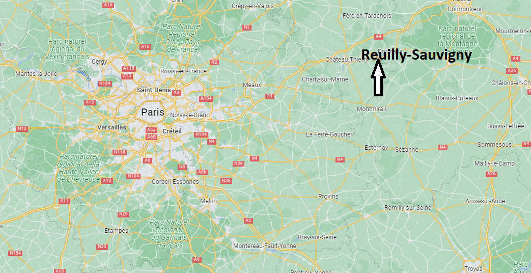 Où se trouve Reuilly-Sauvigny