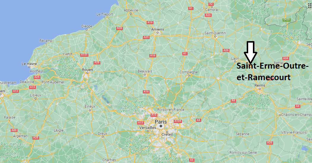 Où se trouve Saint-Erme-Outre-et-Ramecourt