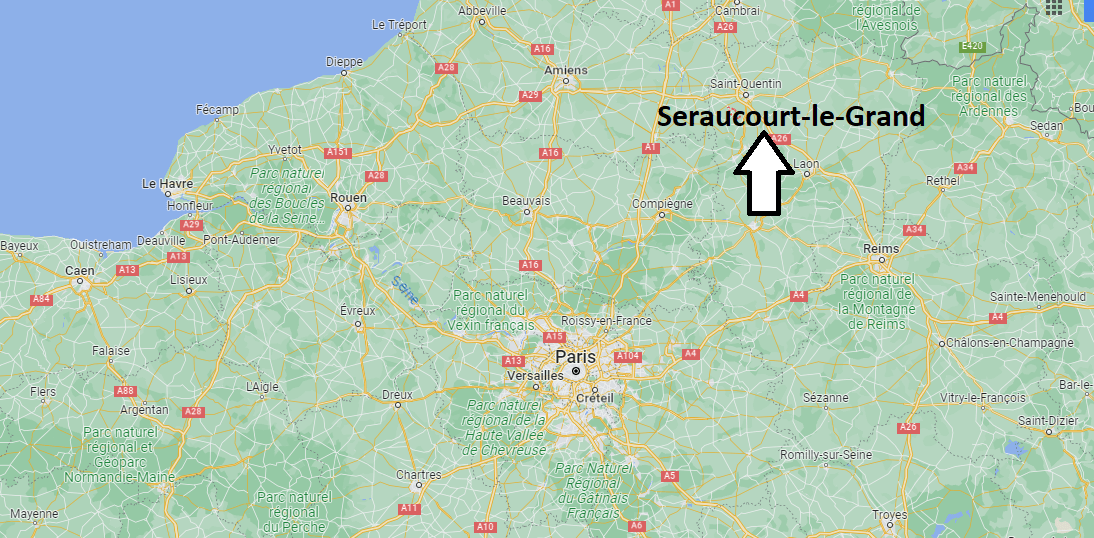 Où se trouve Seraucourt-le-Grand