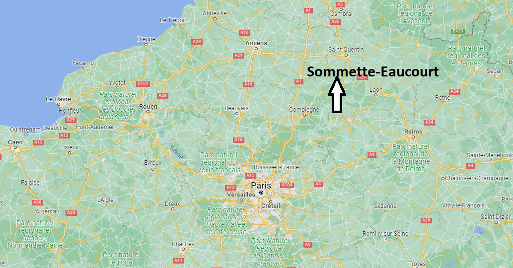 Où se trouve Sommette-Eaucourt