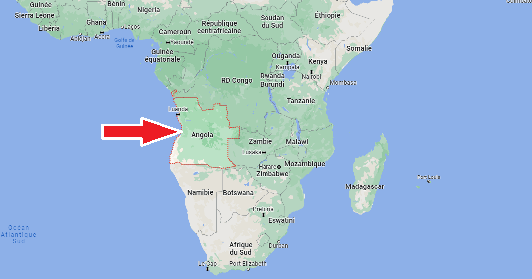 Sur quel continent se trouve L'Angola