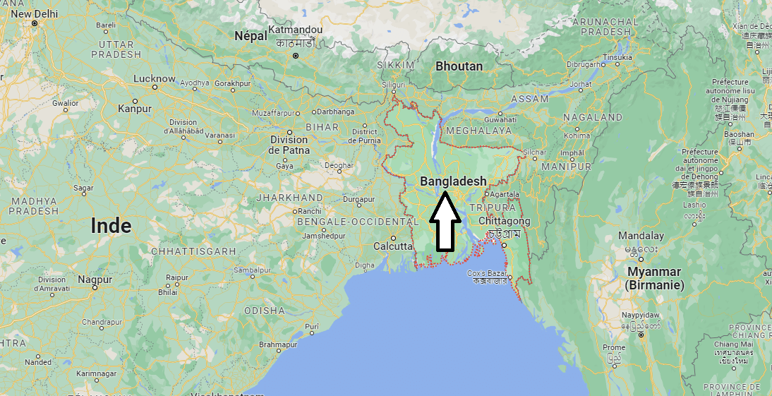 Où se localise le Bangladesh