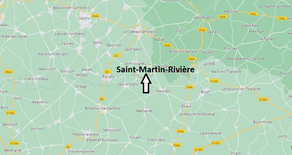 Où se situe Saint-Martin-Rivière (02110)