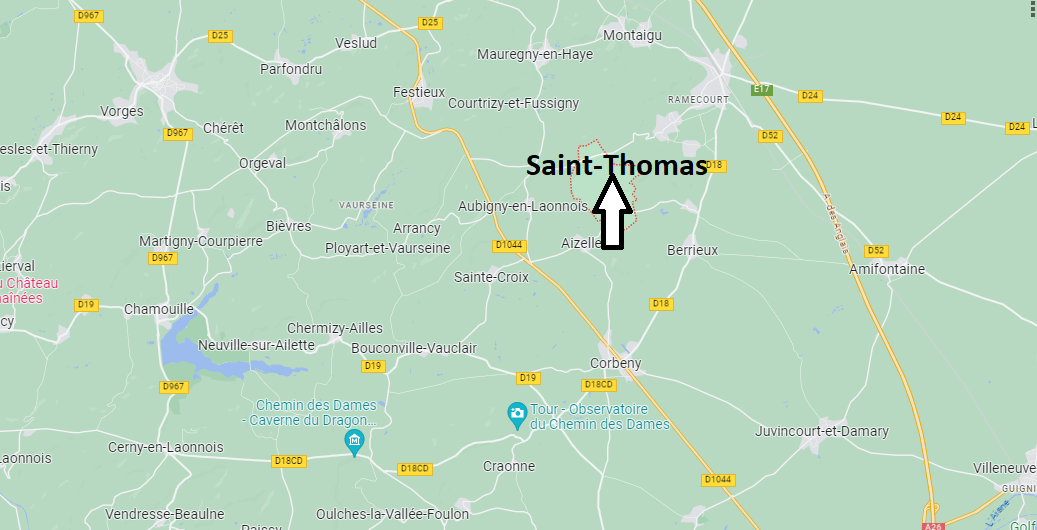Où se situe Saint-Thomas (02820)