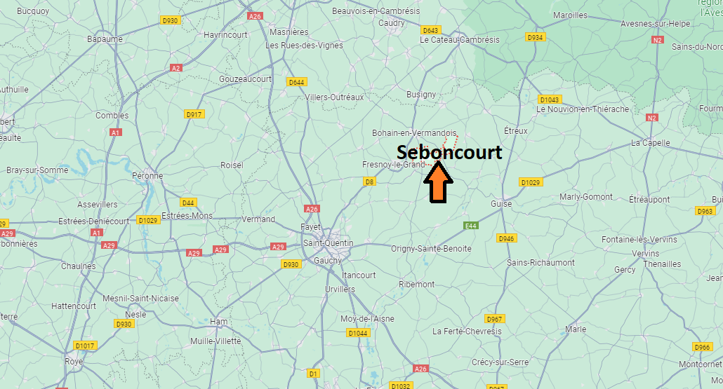 Où se situe Seboncourt (02110)