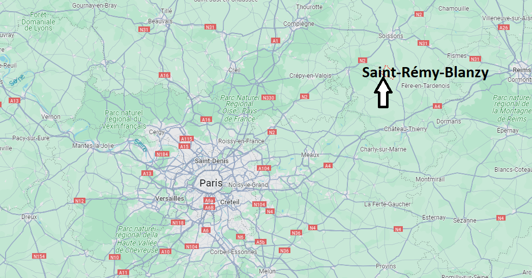 Où se trouve Saint-Rémy-Blanzy