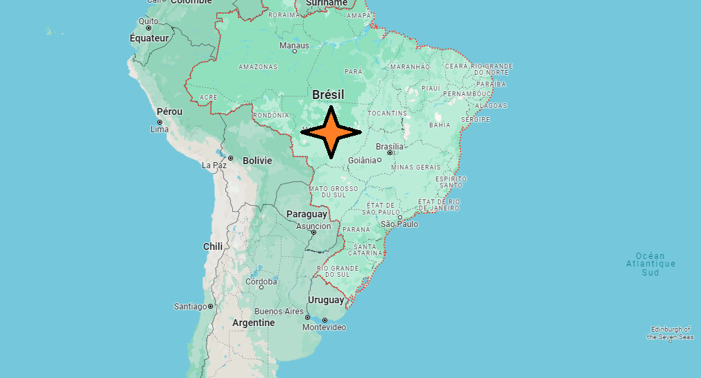 Où se trouve le Brésil
