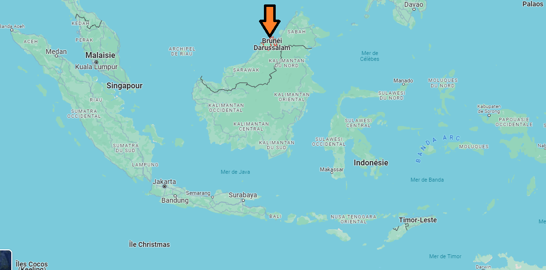 Sur quel continent se trouve Brunei