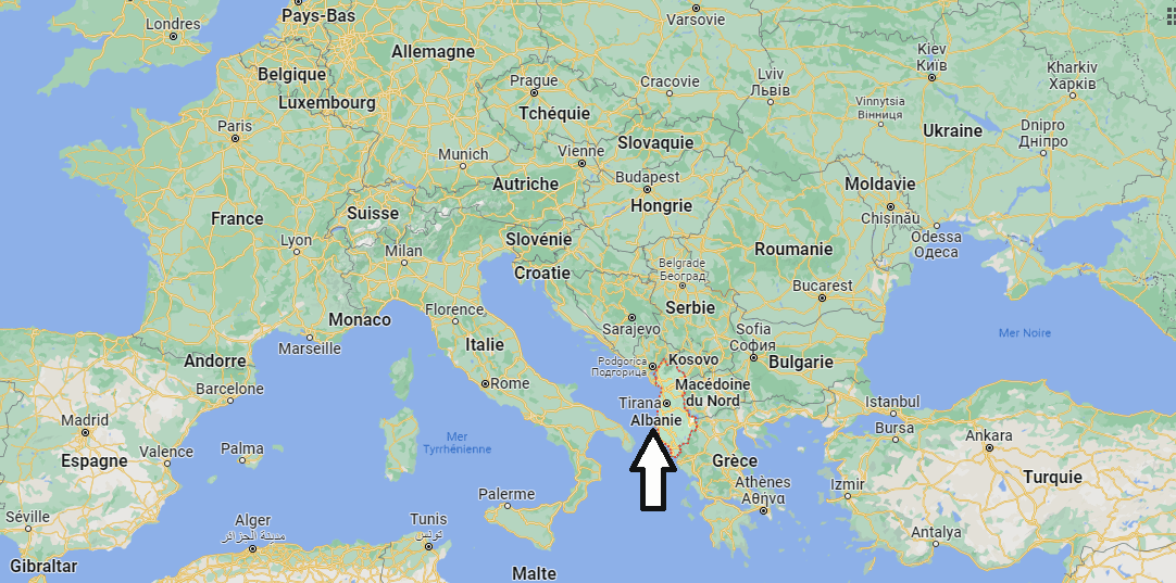 Sur quel continent se trouve l'Albanie