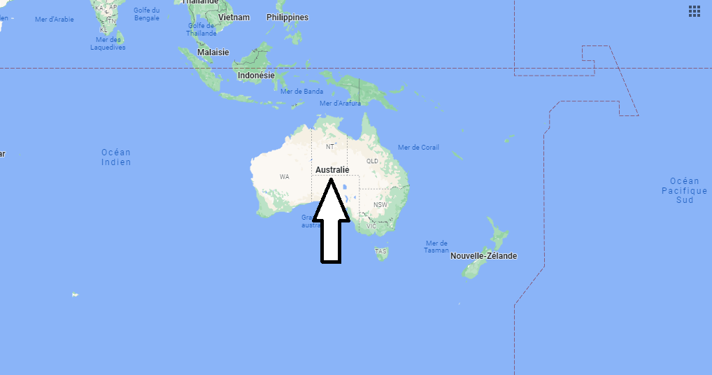 Sur quel continent se trouve l'Australie