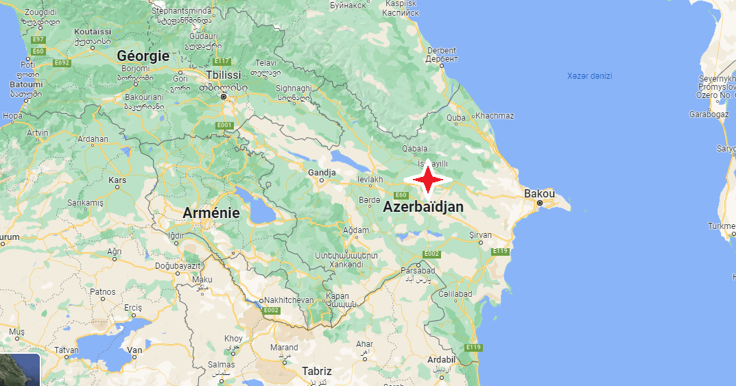 Sur quel continent se trouve l'Azerbaïdjan
