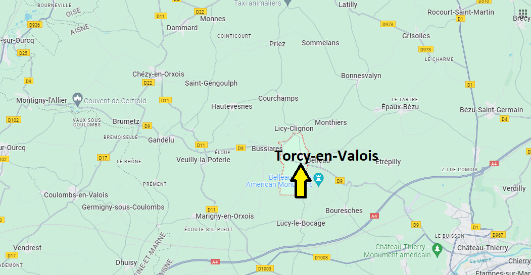 Où se situe Torcy-en-Valois (02810)