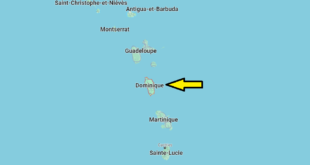 Où se trouve l'île de la Dominique