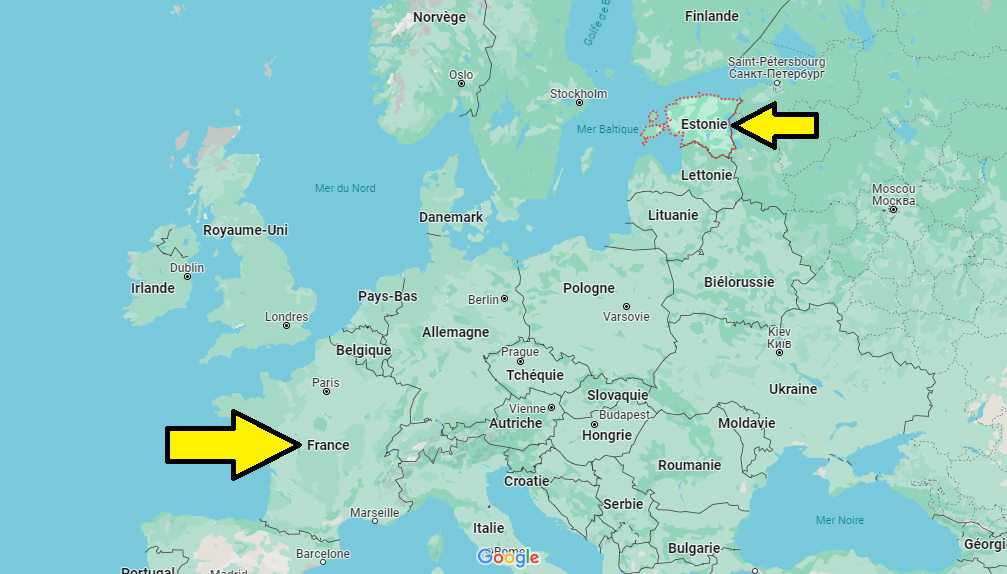 Sur quel continent se trouve l'Estonie?