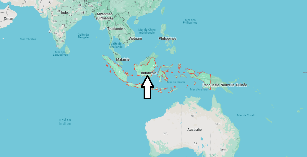 Sur quel continent se trouve l'Indonésie