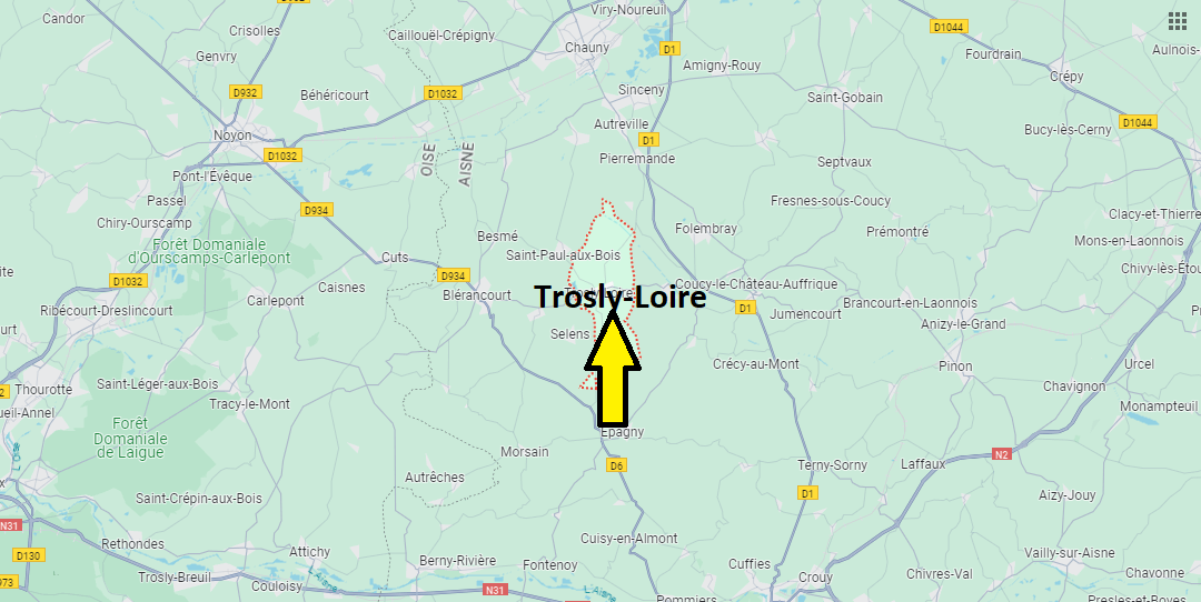 Où se situe Trosly-Loire (02300)