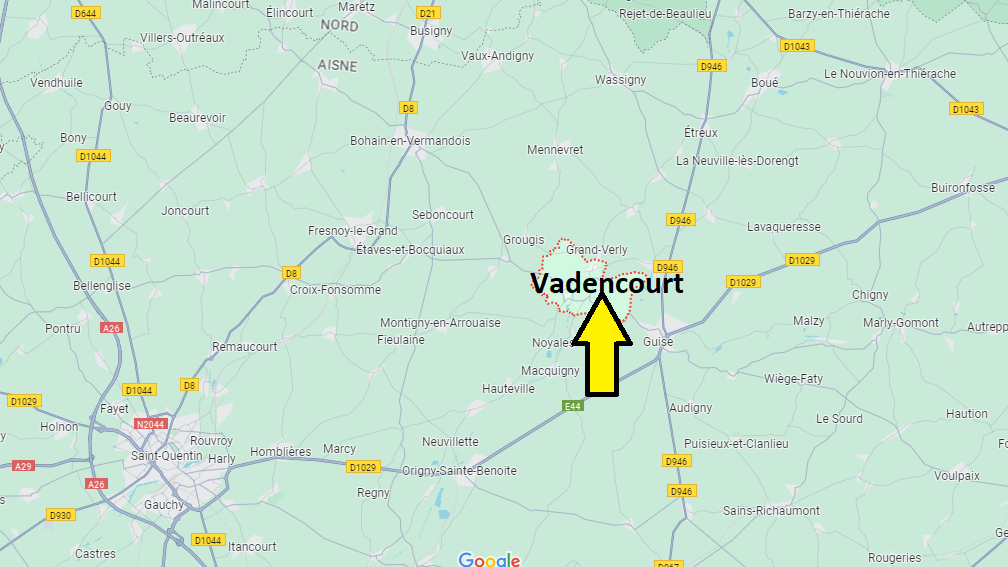Où se situe Vadencourt (02120)