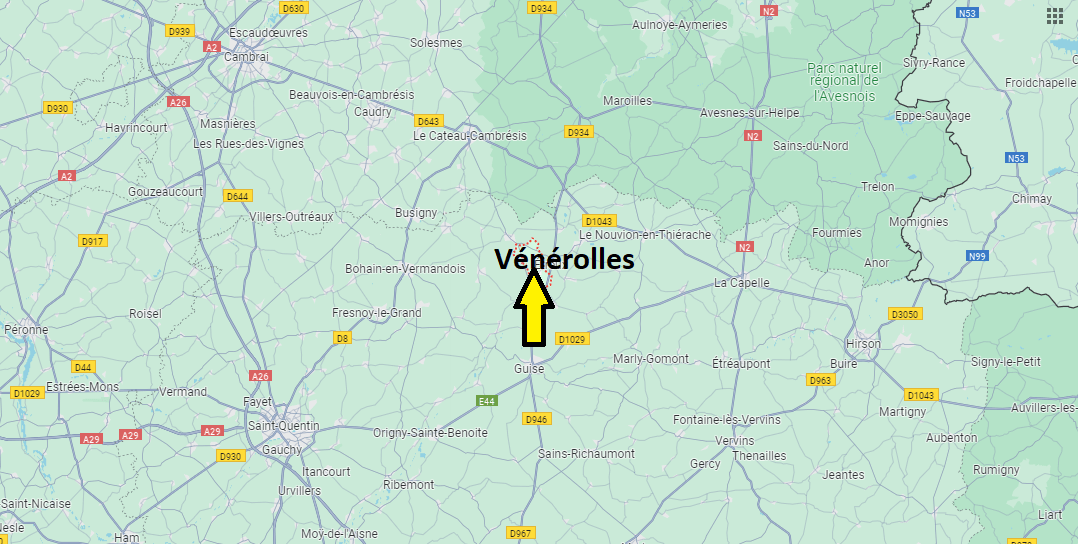 Où se situe Vénérolles (02510)