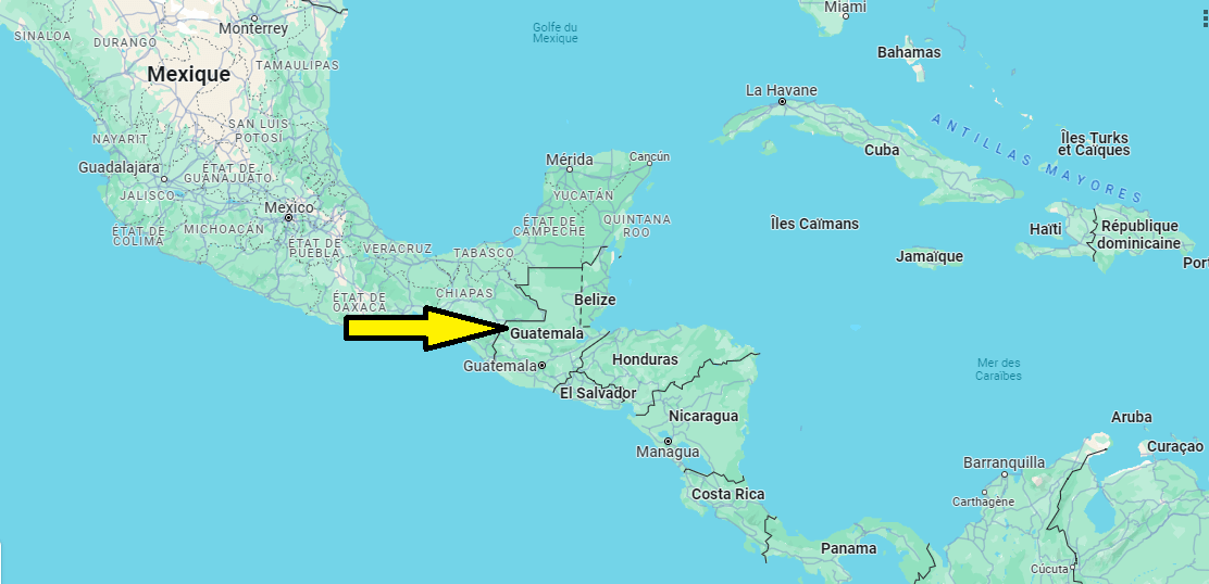 Sur quel continent se trouve le Guatemala
