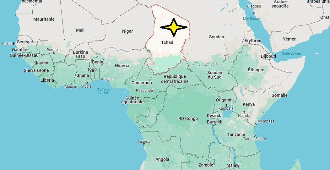 Dans quel continent se trouve le Tchad