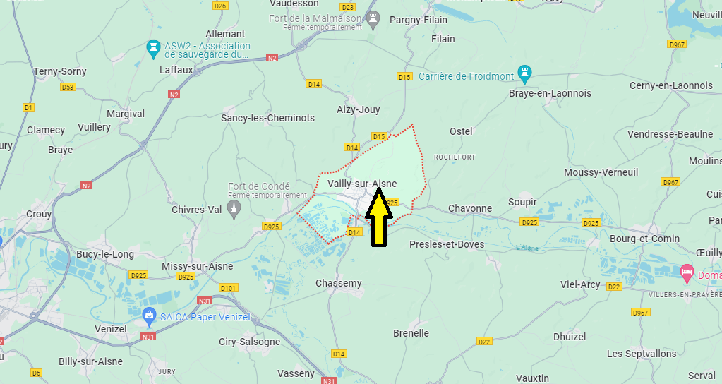 Où se situe Vailly-sur-Aisne (02370)