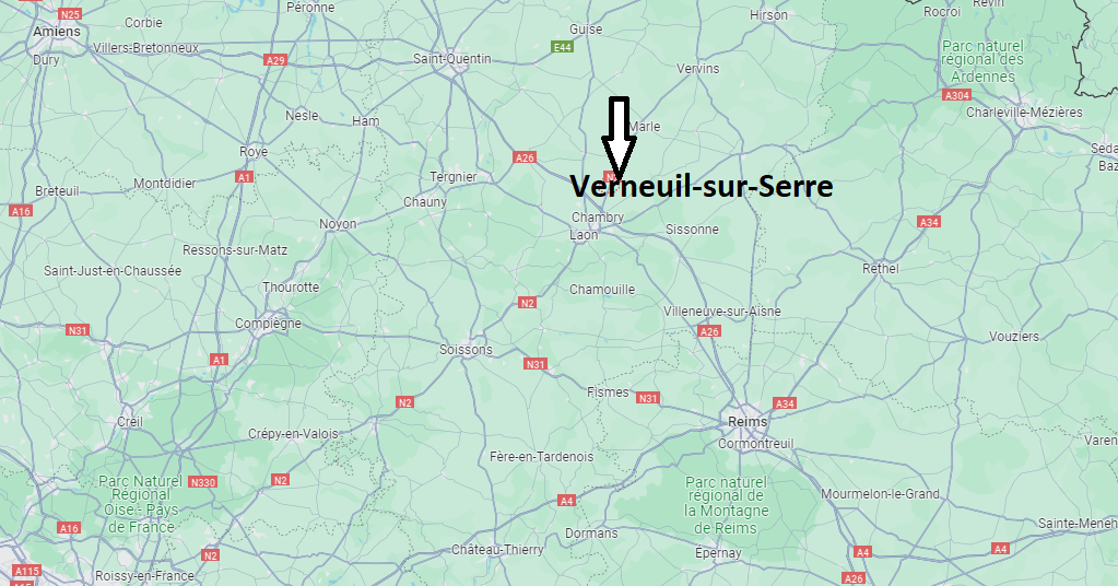 Où se trouve Verneuil-sur-Serre