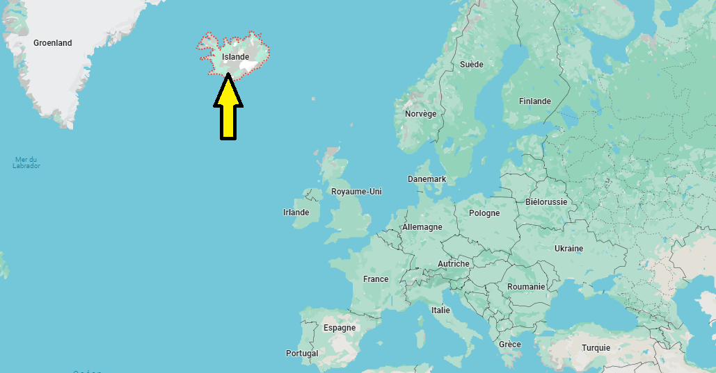 Sur quel continent se trouve l'Islande