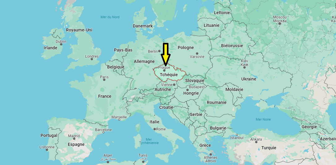 Sur quel continent se trouve la Tchéquie