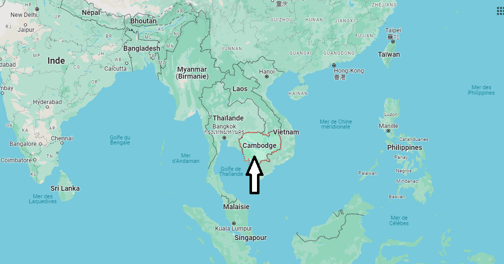 Sur quel continent se trouve le Cambodge