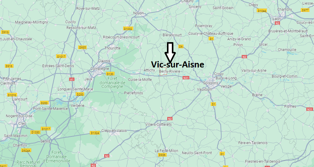 Où se trouve Vic-sur-Aisne