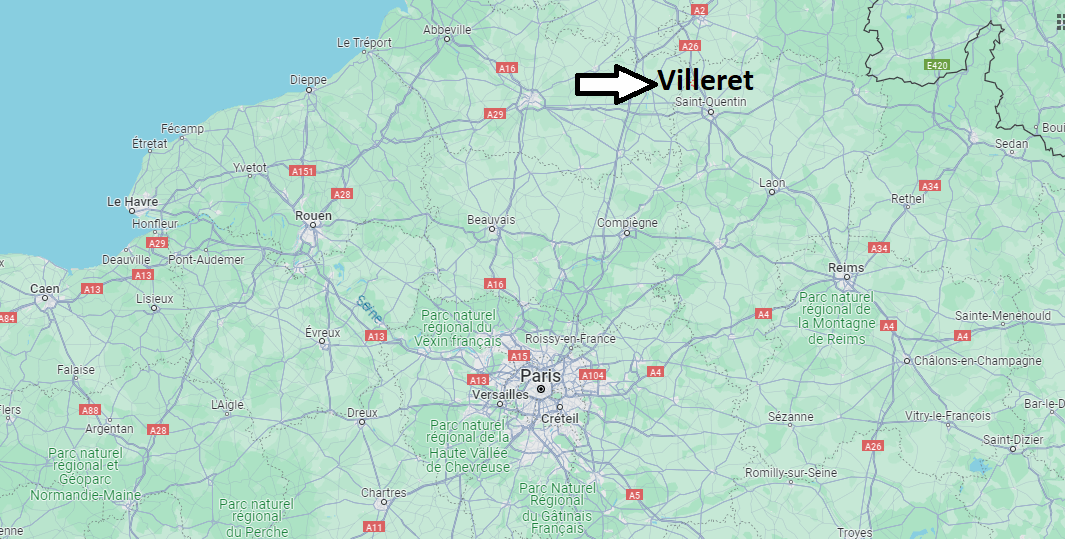 Où se trouve Villeret