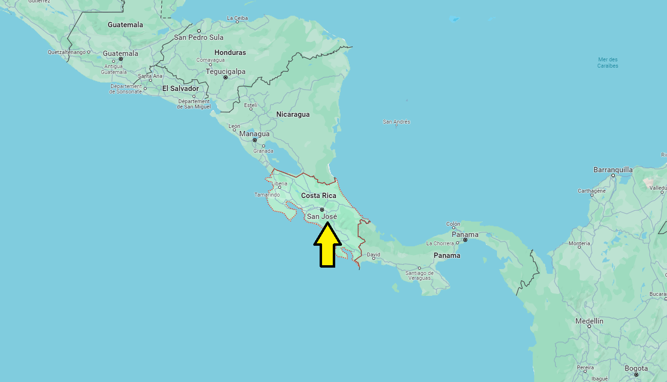 Où se trouve exactement le Costa Rica
