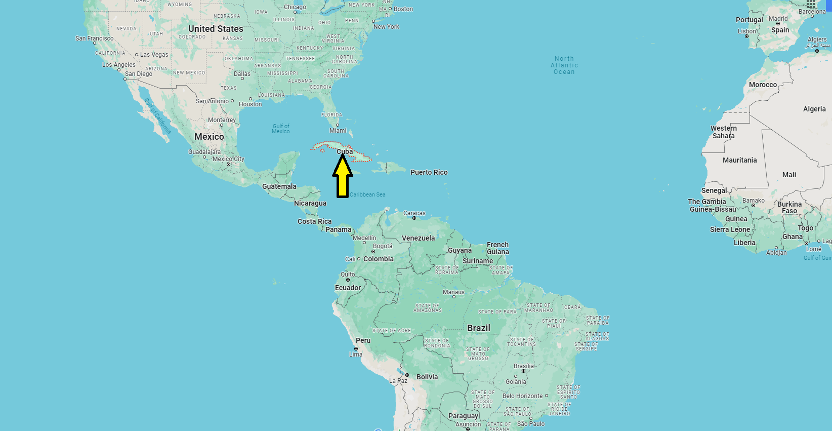 Sur quel continent se trouve Cuba