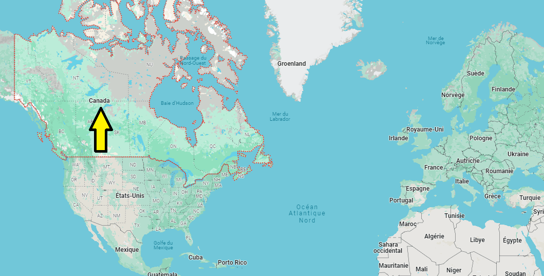 Sur quel continent se trouve le Canada