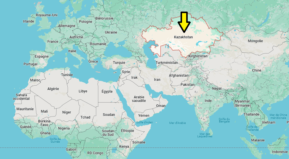 Sur quel continent se trouve le Kazakhstan