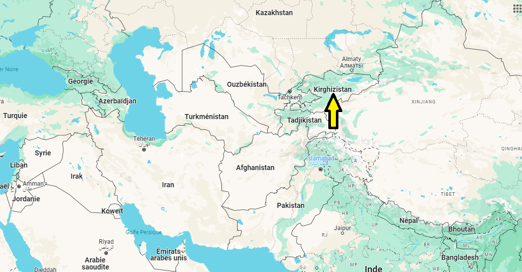 Sur quel continent se trouve le Kirghizistan