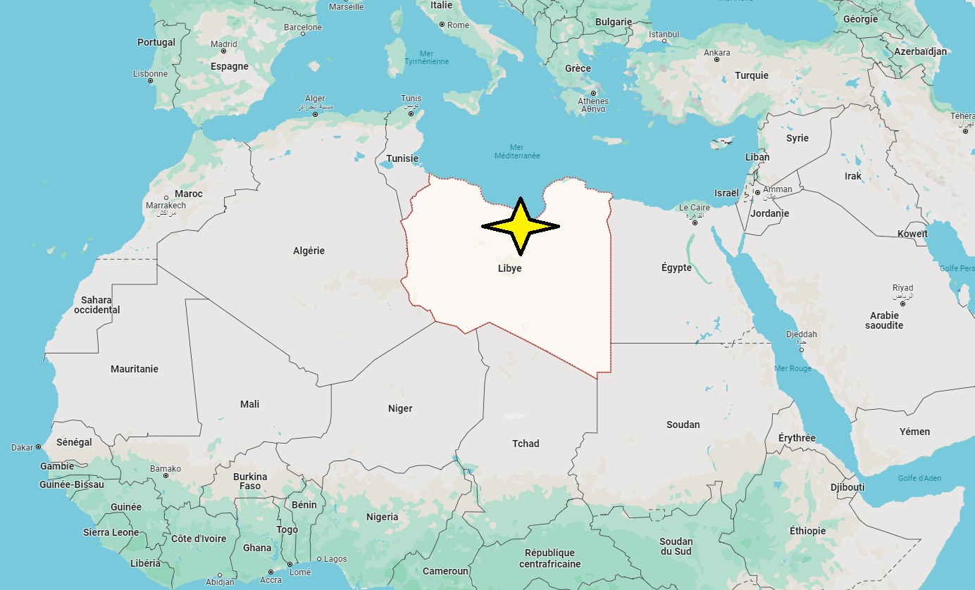 Dans quel continent se trouve la Libye
