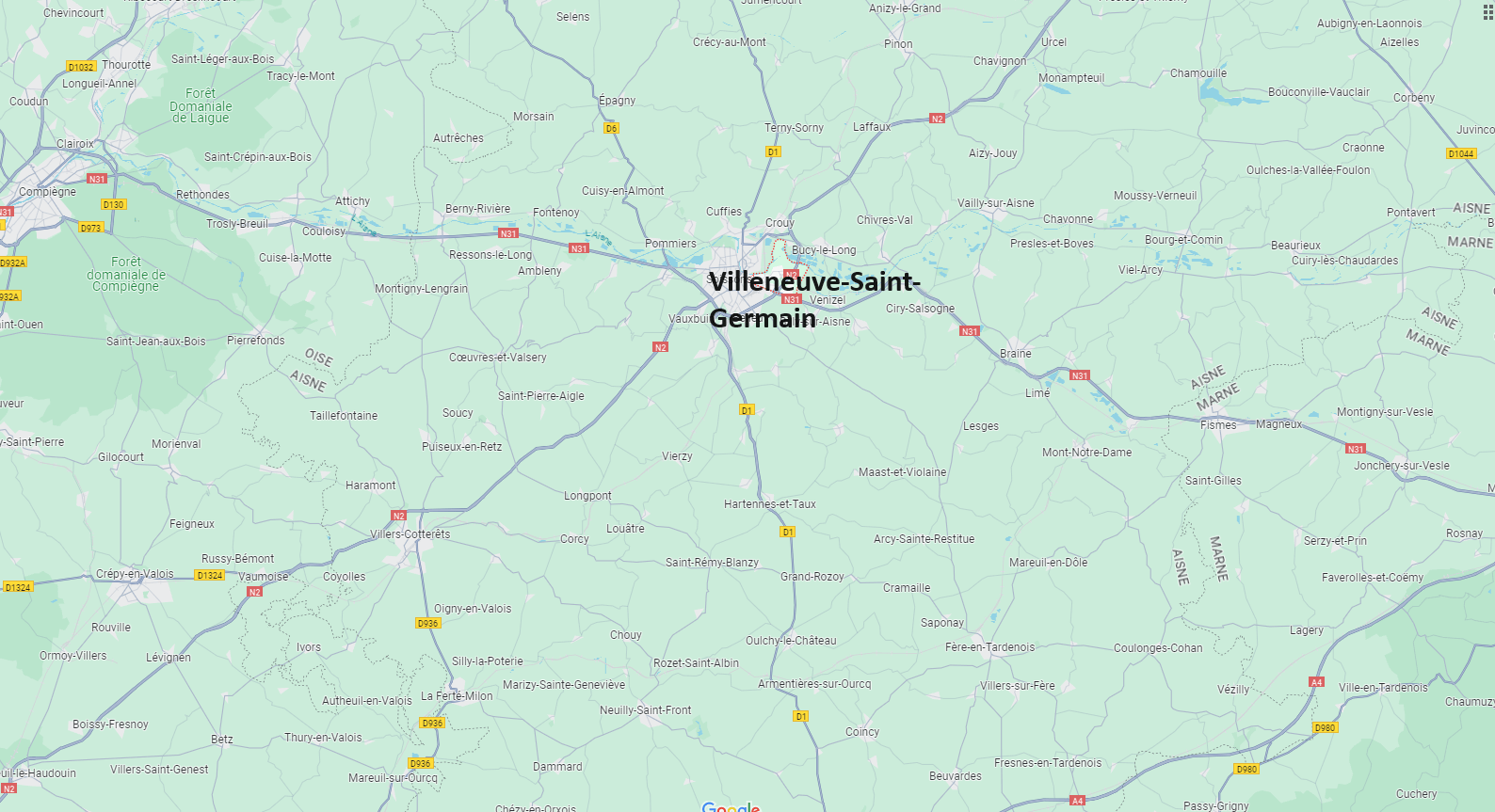 Où se situe Villeneuve-Saint-Germain (02200)