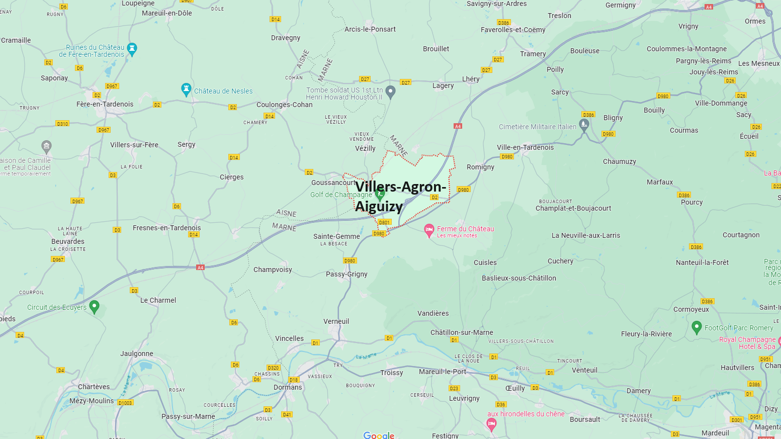 Où se situe Villers-Agron-Aiguizy (02130)