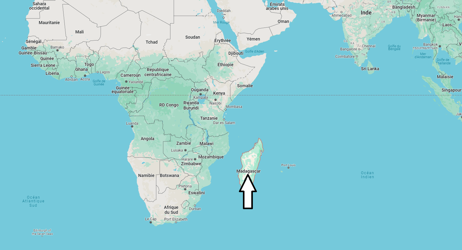 Sur quel continent se trouve Madagascar