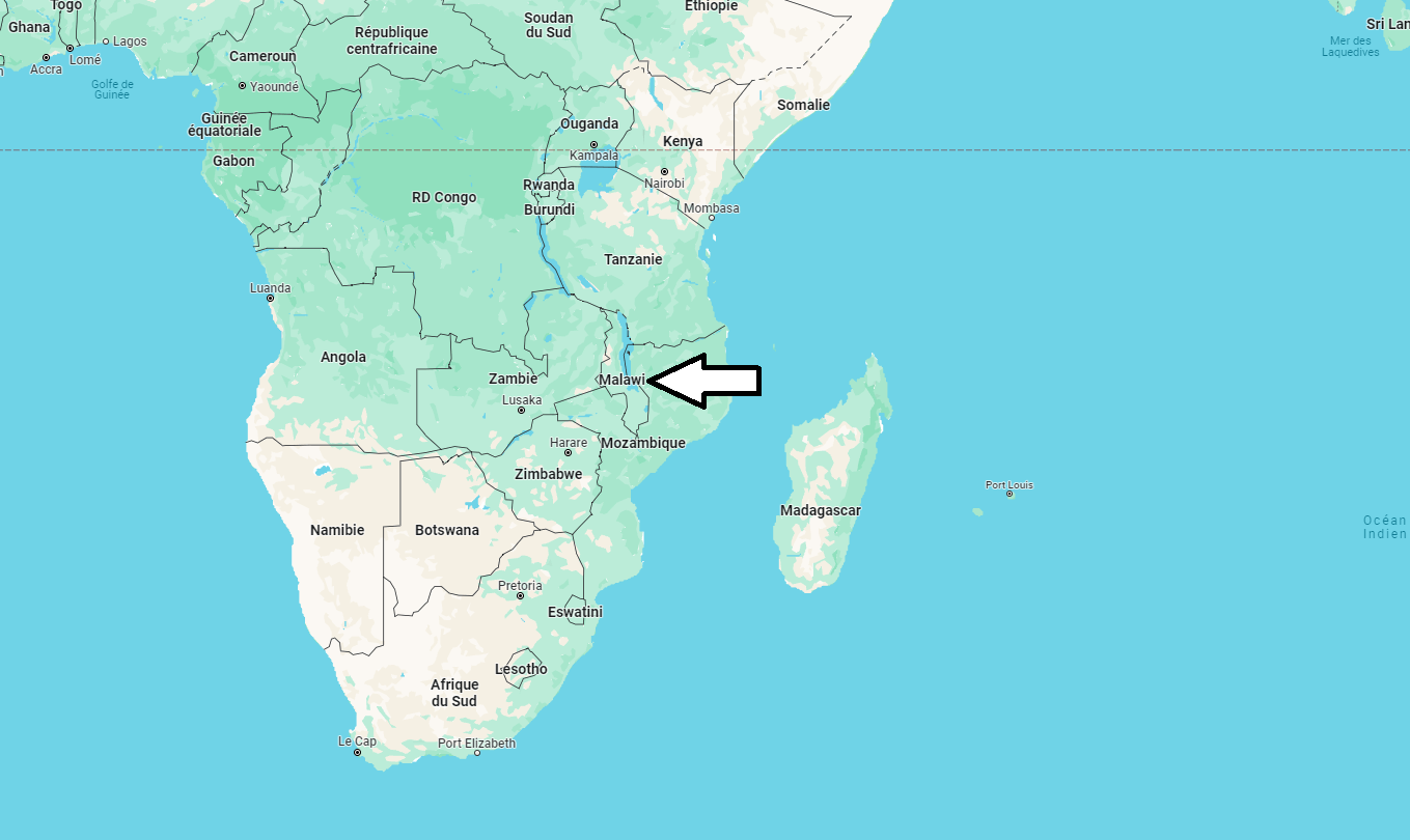 Sur quel continent se trouve le Malawi