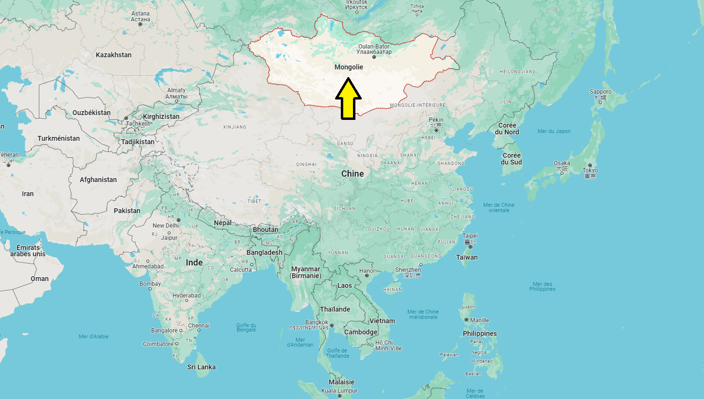 Dans quel continent se trouve la Mongolie